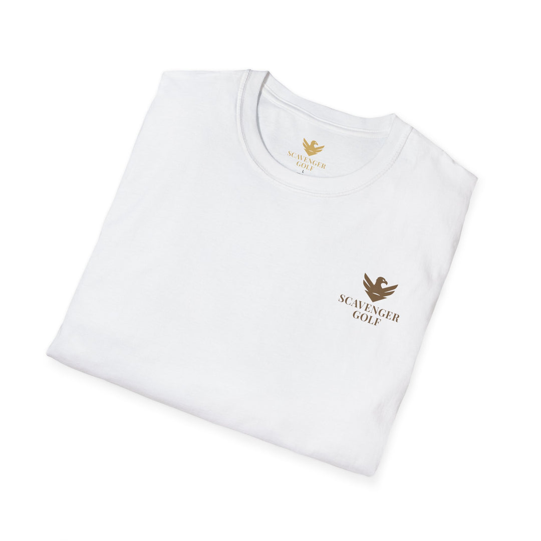 Scavenger Golf's “Son of a *+*+*!” Front 9 Disaster Club Unisex Soft style Tee