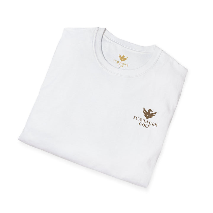 Scavenger Golf's “Son of a *+*+*!” Front 9 Disaster Club Unisex Soft style Tee