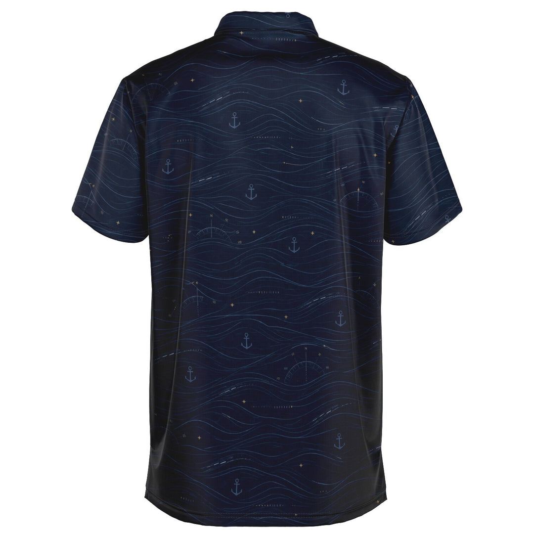 Navy Tribute Polo – Built for Calm Seas and Bad Decisions