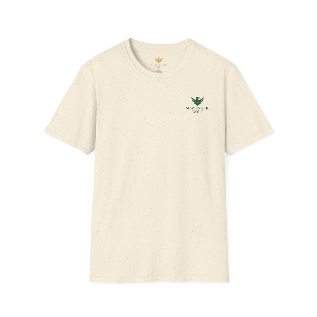 Scavenger Golf's “Son of a *+*+*!” Front 9 Disaster Club Unisex Soft style Tee