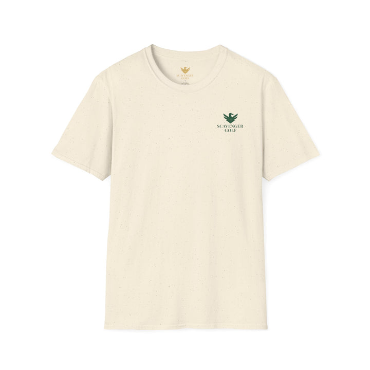 Scavenger Golf's “Son of a *+*+*!” Front 9 Disaster Club Unisex Soft style Tee