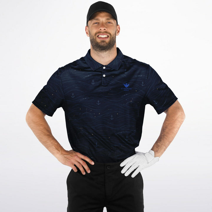 Navy Tribute Polo – Built for Calm Seas and Bad Decisions