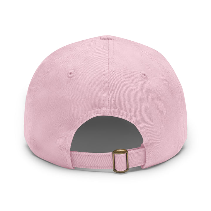 Lost Balls & Wildflowers Round Leather Patch Cap