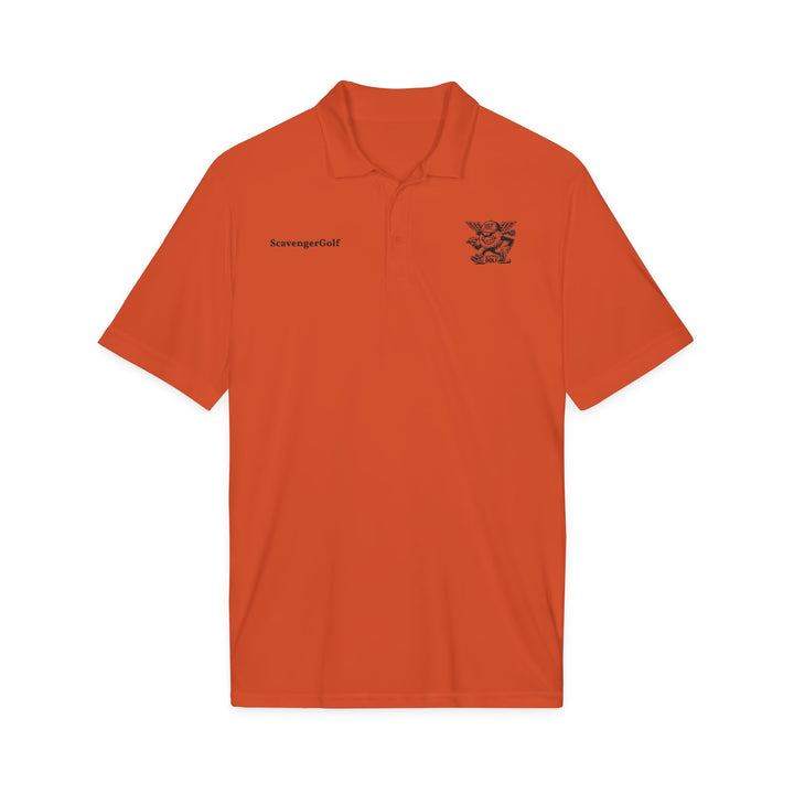 'Hazard Hank' Crest Embroidered Performance Polo by Scavenger Golf