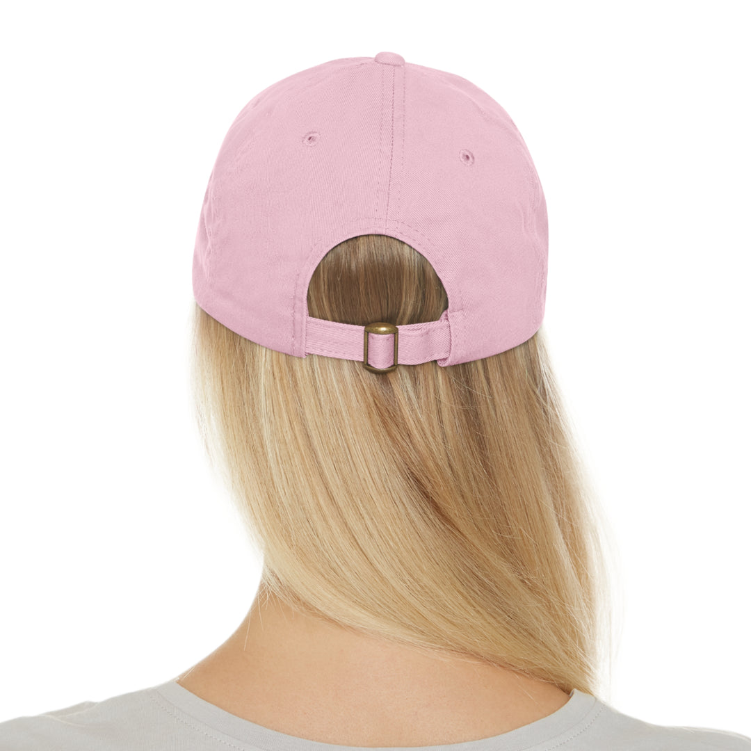 Lost Balls & Wildflowers Round Leather Patch Cap