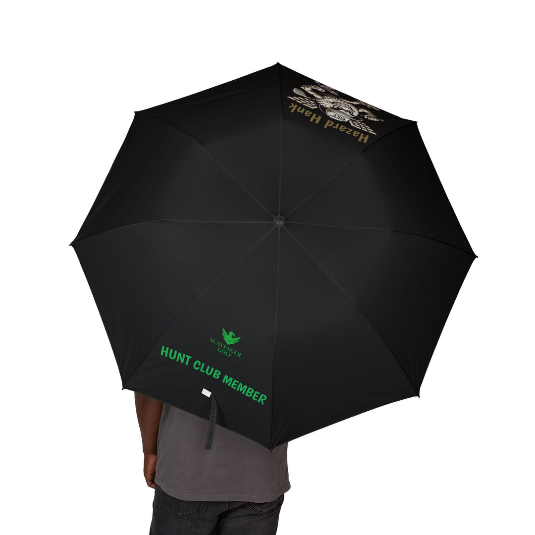 Scavenger Golf Semi-Automatic Foldable Umbrella Featuring Hazard Hank– Durable, Wind-Resistant, and Stylish Protection On & Off the Course