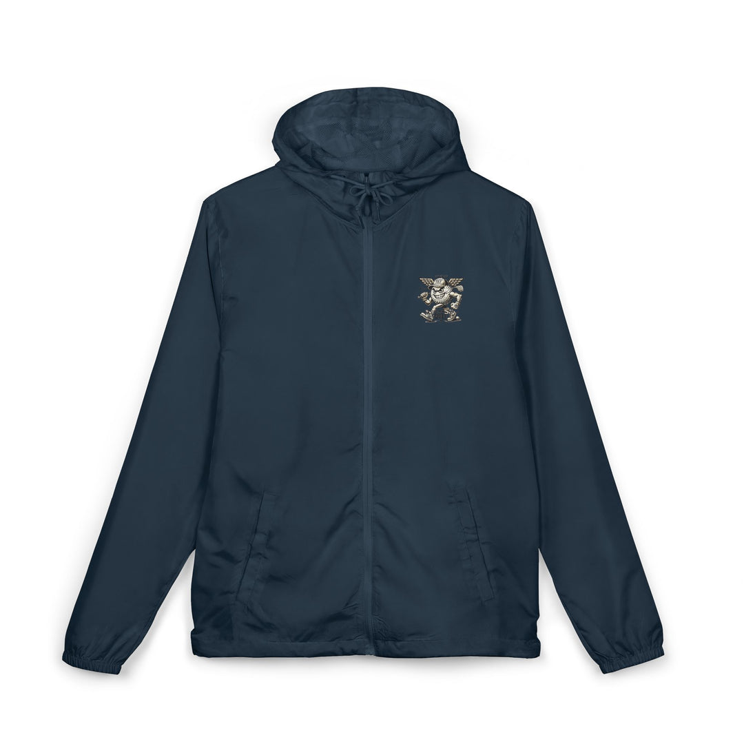 Scavenger Golf Hazard Hank Windbreaker Jacket — Minimal Classy Style Crest Chest Design