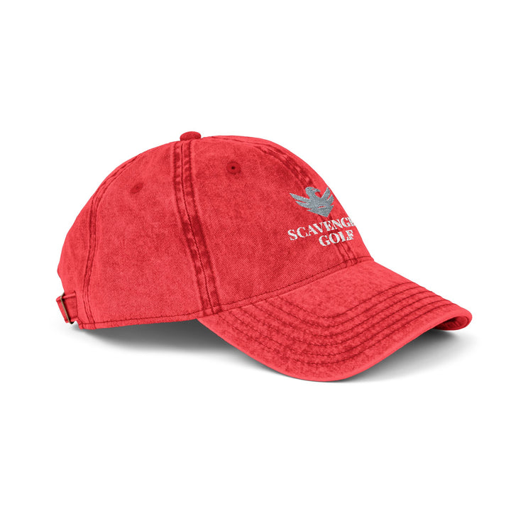 Vintage Cotton Twill Hat by Scavenger Golf | Adjustable, Washed-Out Look