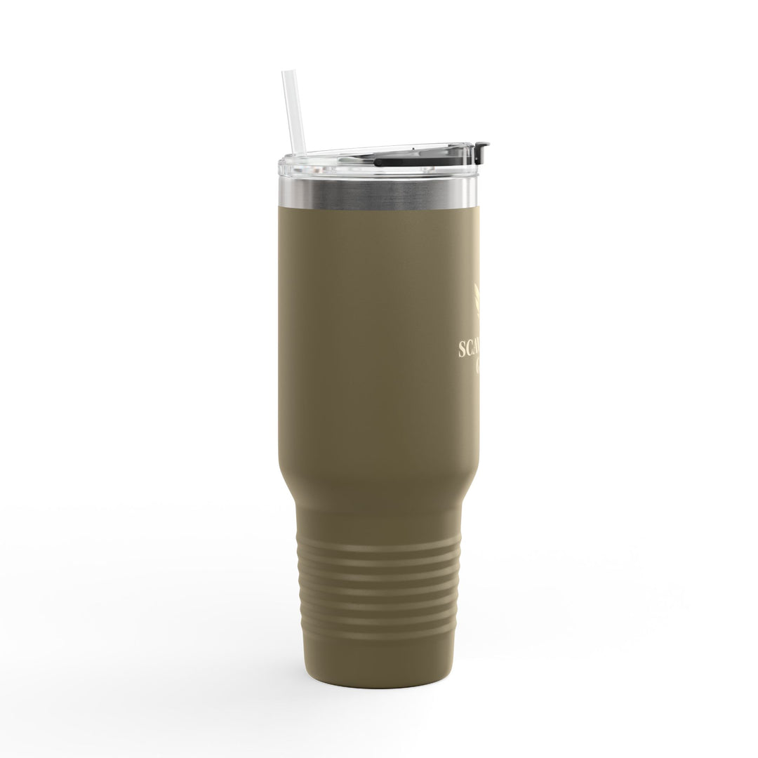 Scavenger Golf 40oz Insulated Travel Mug – Stainless Steel, Spill-Proof, Hot & Cold All-Day Hydration