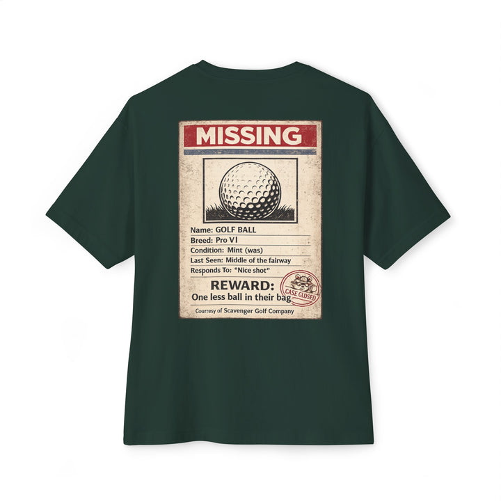 Scavenger Golf’s Lost Ball Case Files Tee