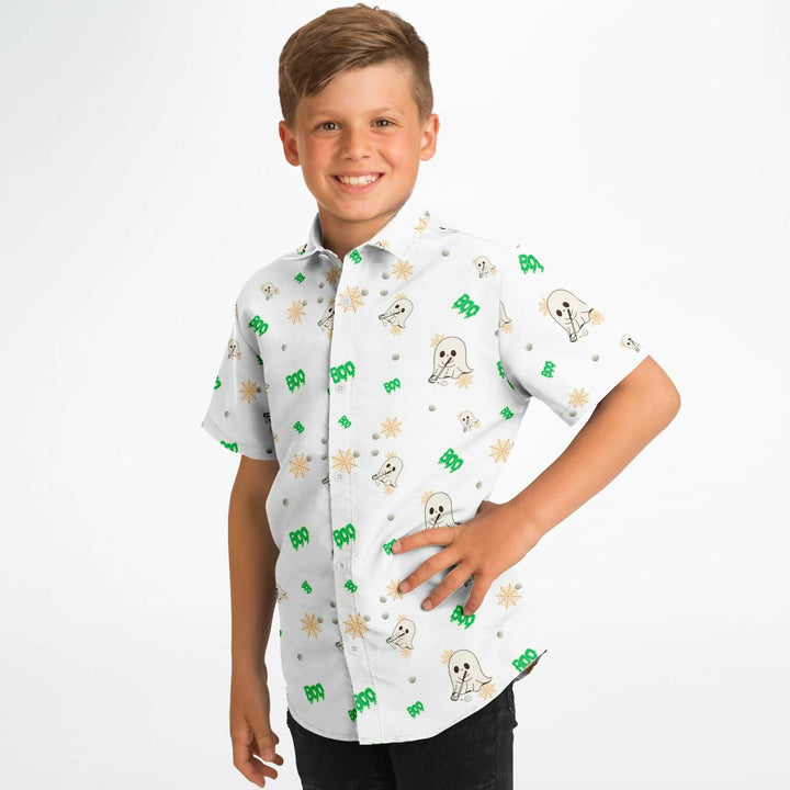 Fore-Boo! Kids Halloween Golf Shirt