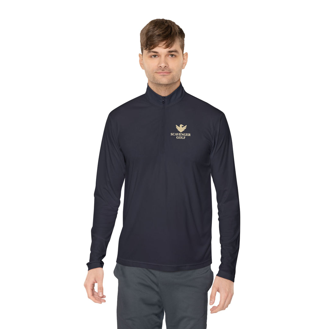 Scavenger Golf Unisex Quarter-Zip Pullover – Lightweight, Moisture-Wicking, and Perfect On or Off the Course