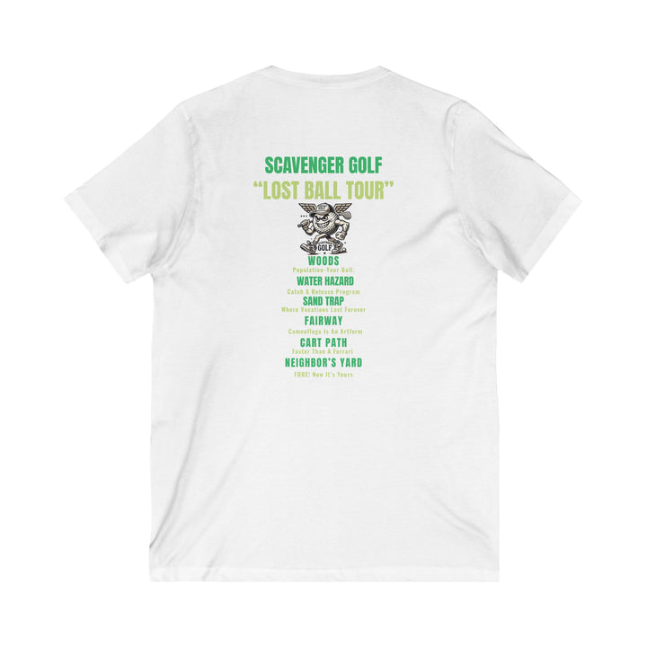 Lost Ball Tour V-Neck Tee – Scavenger Golf