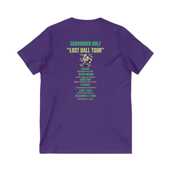 Lost Ball Tour V-Neck Tee – Scavenger Golf