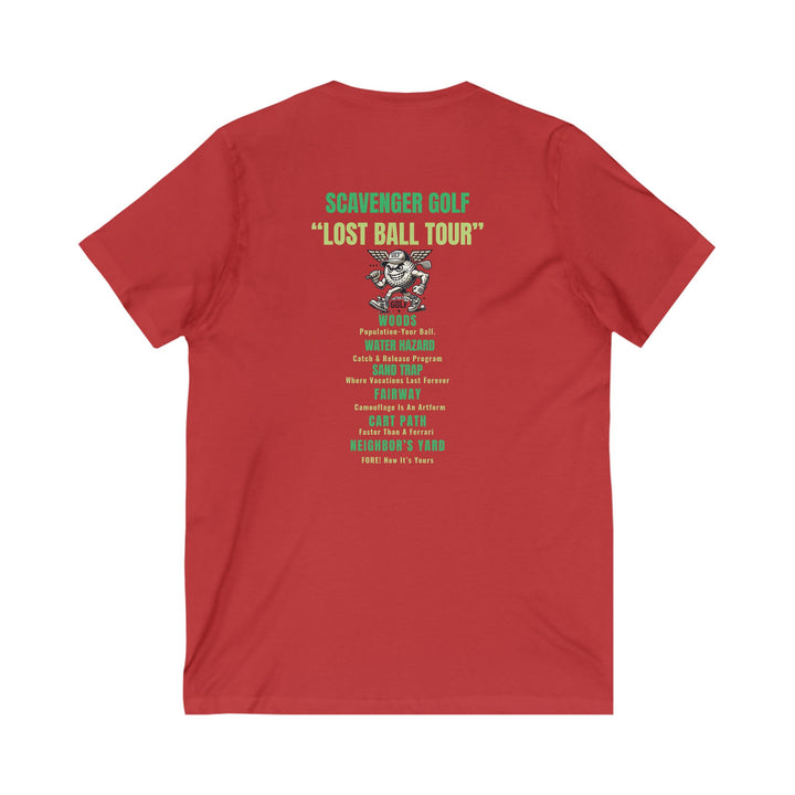Lost Ball Tour V-Neck Tee – Scavenger Golf