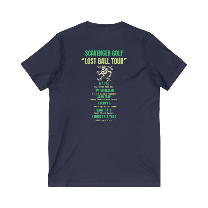 Lost Ball Tour V-Neck Tee – Scavenger Golf