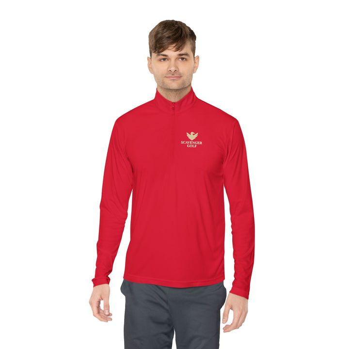 Scavenger Golf Unisex Quarter-Zip Pullover – Lightweight, Moisture-Wicking, and Perfect On or Off the Course