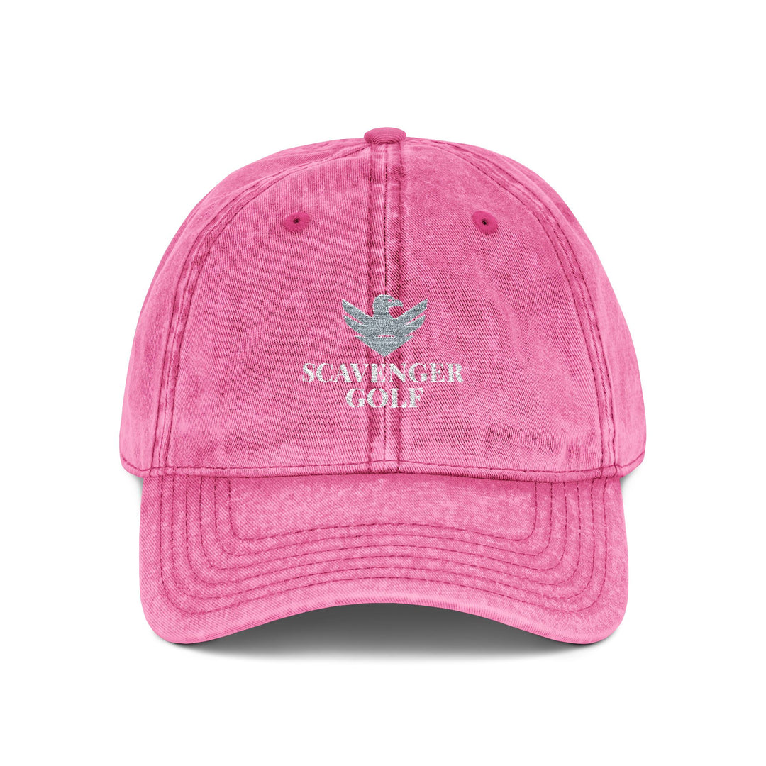 Vintage Cotton Twill Hat by Scavenger Golf | Adjustable, Washed-Out Look