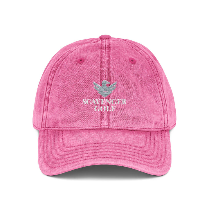 Vintage Cotton Twill Hat by Scavenger Golf | Adjustable, Washed-Out Look