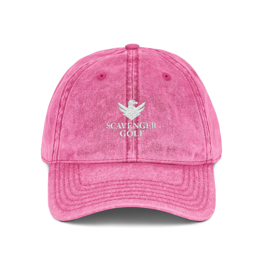 Vintage Cotton Twill Hat by Scavenger Golf | Adjustable, Washed-Out Look