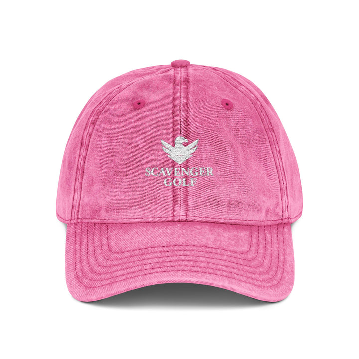 Vintage Cotton Twill Hat by Scavenger Golf | Adjustable, Washed-Out Look