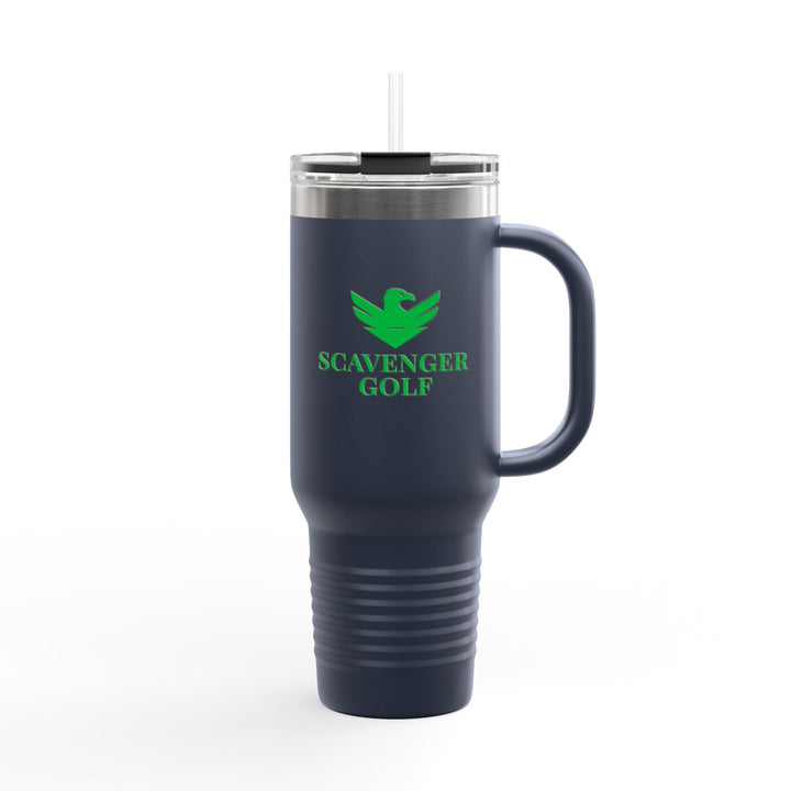 Scavenger Golf CLASSIC LOGO 40oz Insulated Travel Mug – Stainless Steel, Spill-Proof, Hot & Cold All-Day Hydration