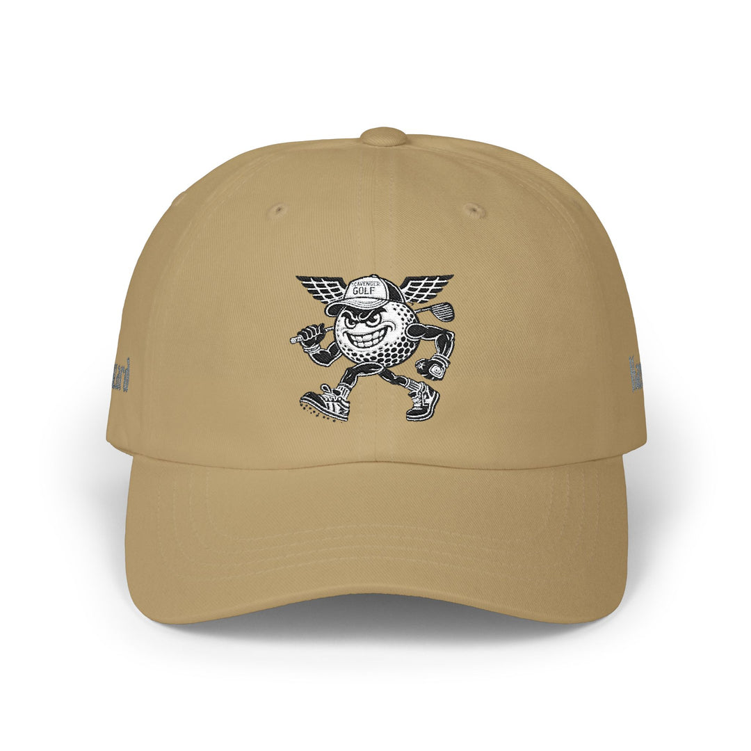Hazard Hank Mascot — Retro Golf Dad Hat