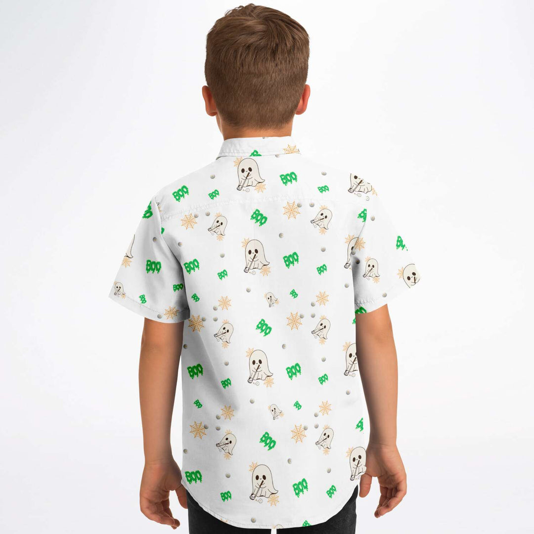 Fore-Boo! Kids Halloween Golf Shirt