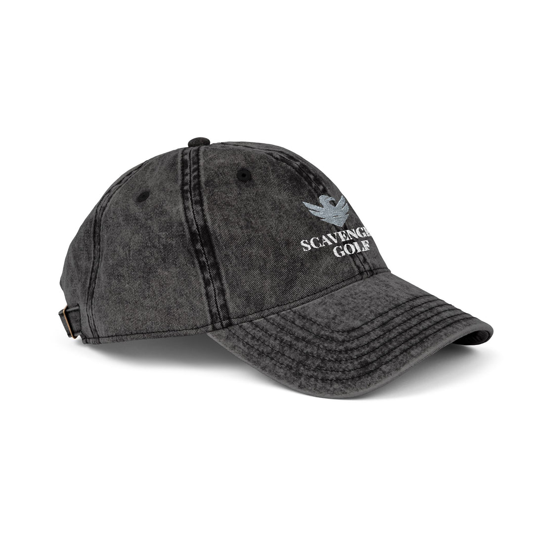 Vintage Cotton Twill Hat by Scavenger Golf | Adjustable, Washed-Out Look
