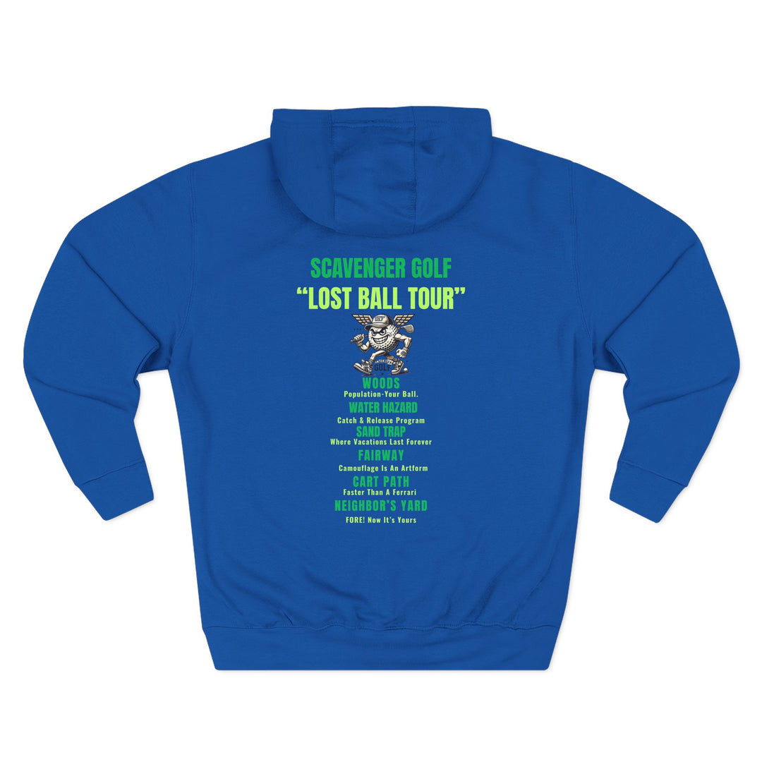 Scavenger Golf Three-Panel Fleece Hoodie – Lost Ball Tour