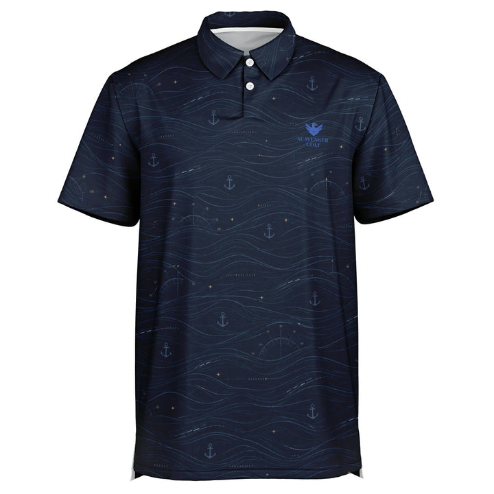 Navy Tribute Polo – Built for Calm Seas and Bad Decisions