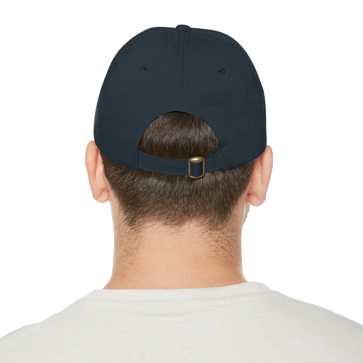 Lost Balls & Wildflowers Round Leather Patch Cap