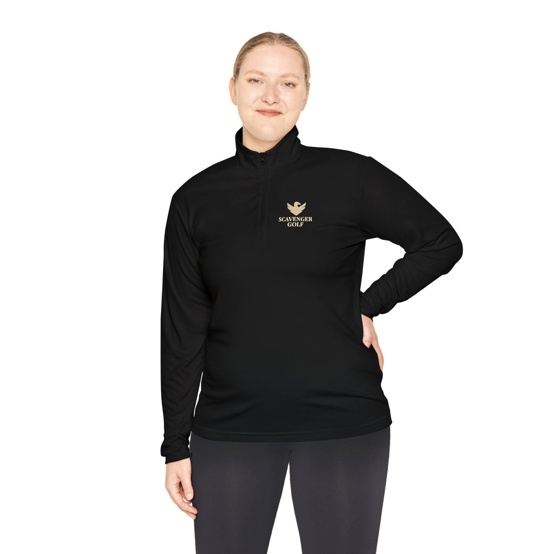 Scavenger Golf Unisex Quarter-Zip Pullover – Lightweight, Moisture-Wicking, and Perfect On or Off the Course