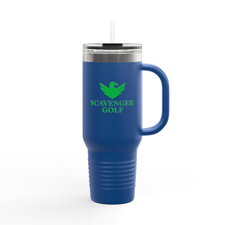 Scavenger Golf CLASSIC LOGO 40oz Insulated Travel Mug – Stainless Steel, Spill-Proof, Hot & Cold All-Day Hydration