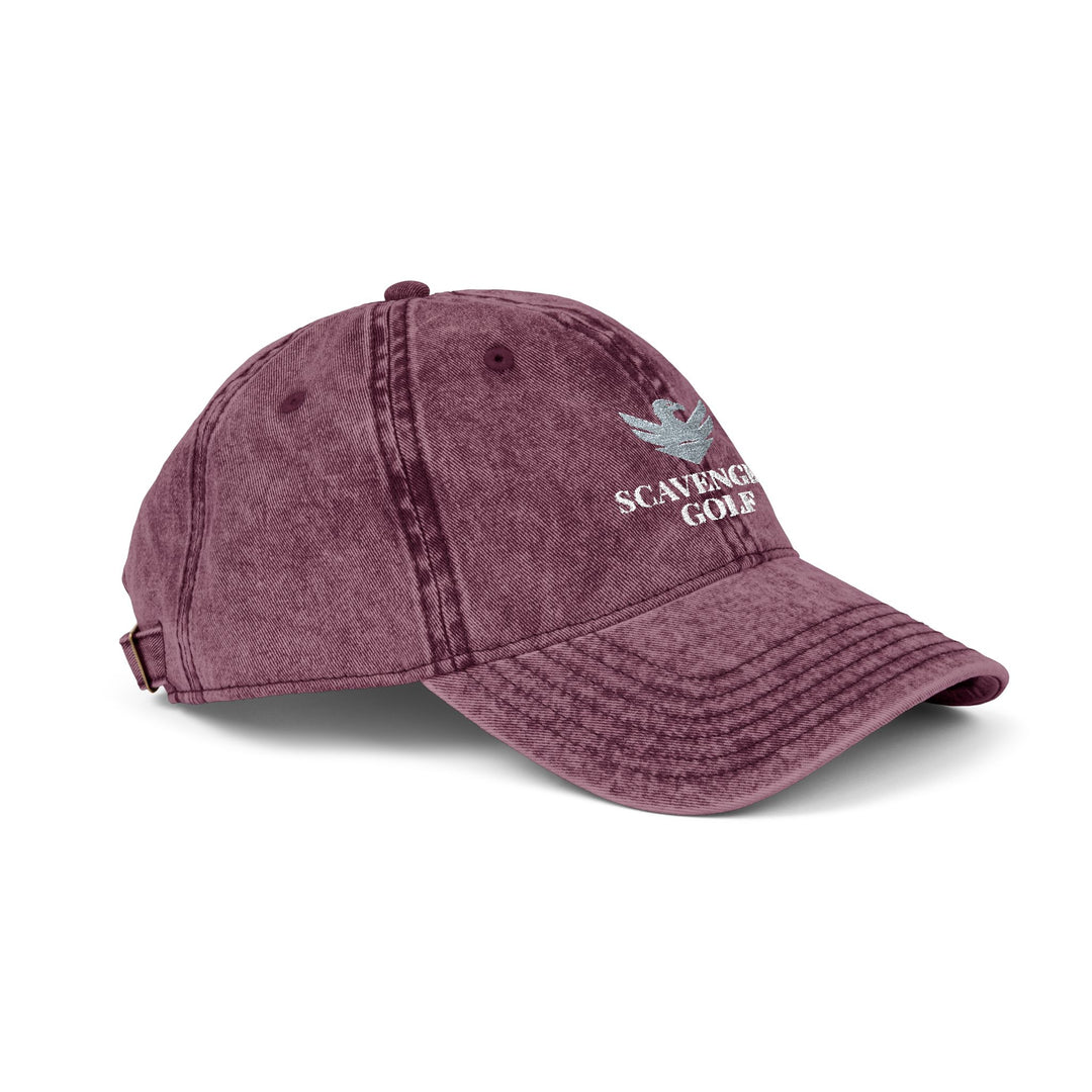 Vintage Cotton Twill Hat by Scavenger Golf | Adjustable, Washed-Out Look