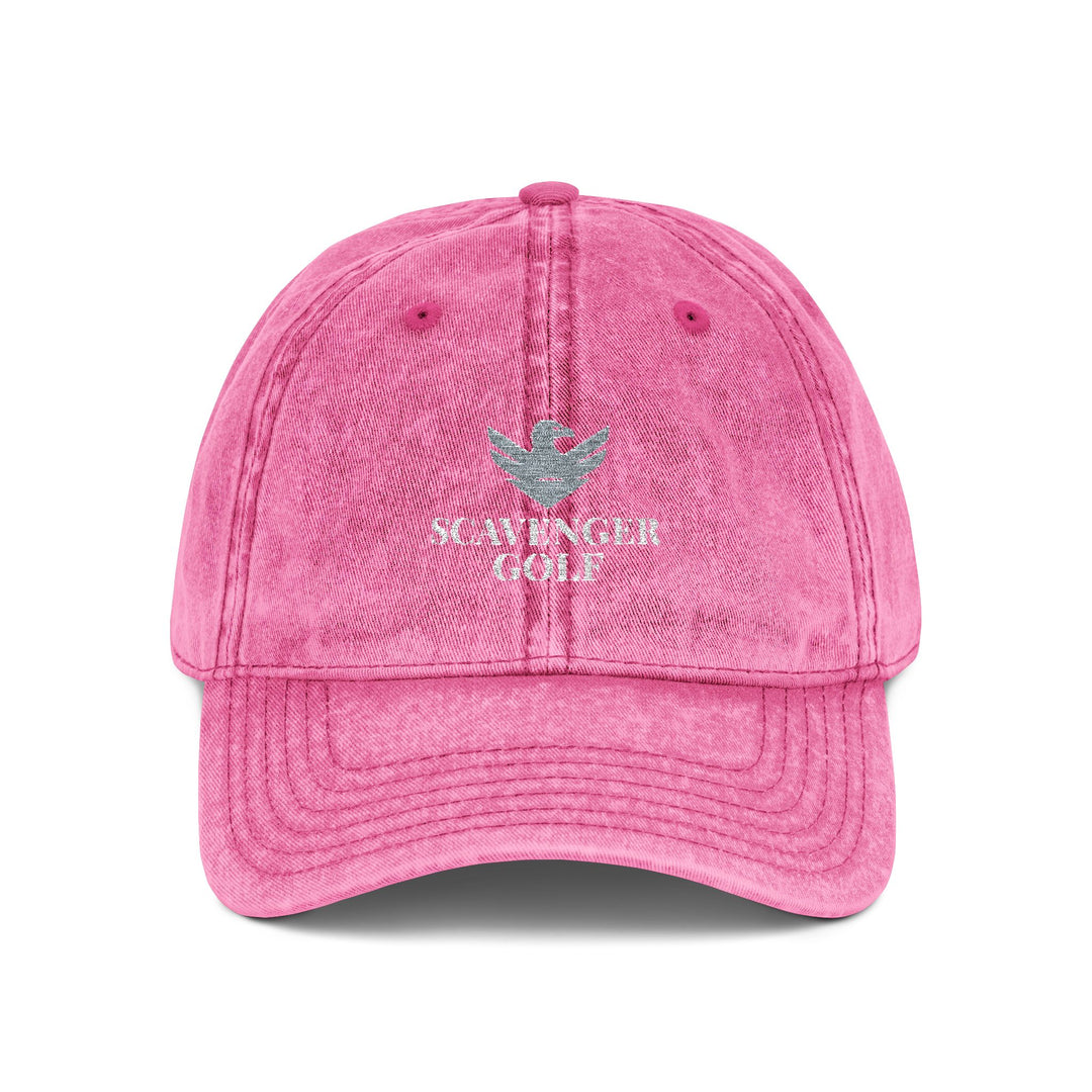 Vintage Cotton Twill Hat by Scavenger Golf | Adjustable, Washed-Out Look