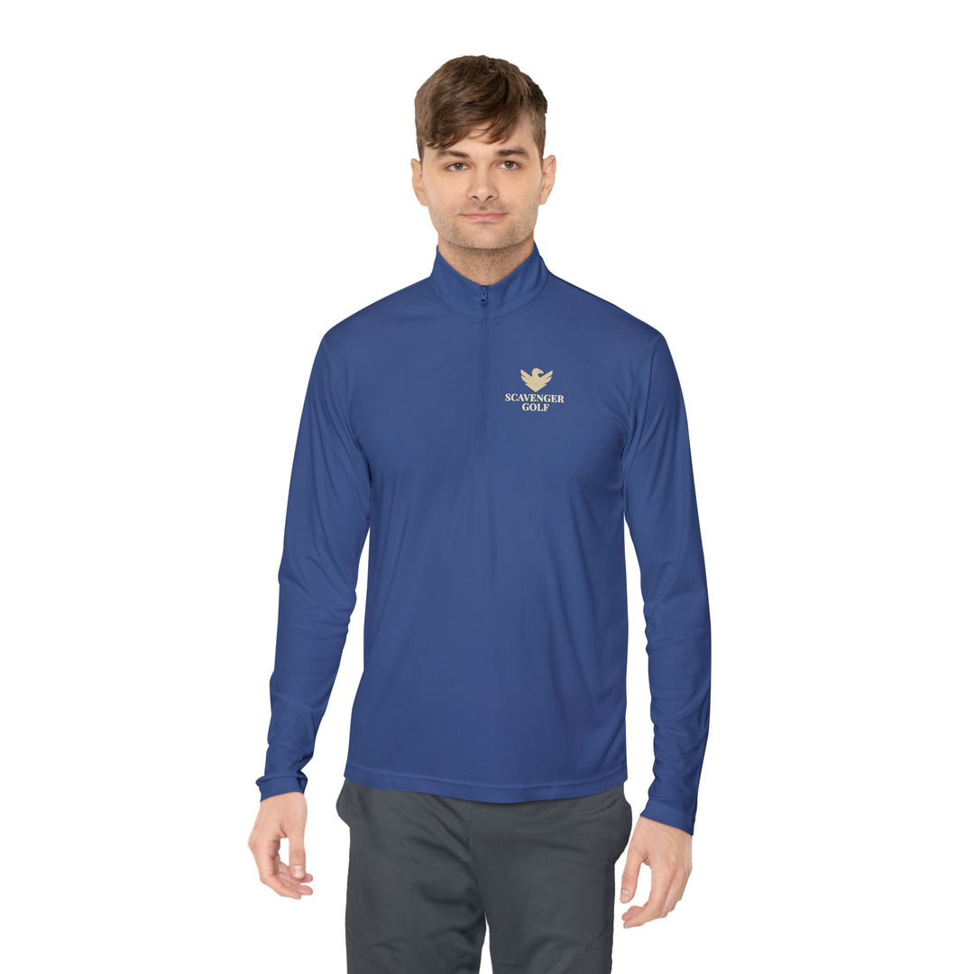 Scavenger Golf Unisex Quarter-Zip Pullover – Lightweight, Moisture-Wicking, and Perfect On or Off the Course