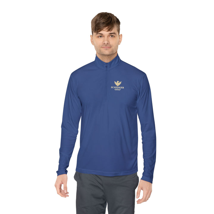 Scavenger Golf Unisex Quarter-Zip Pullover – Lightweight, Moisture-Wicking, and Perfect On or Off the Course