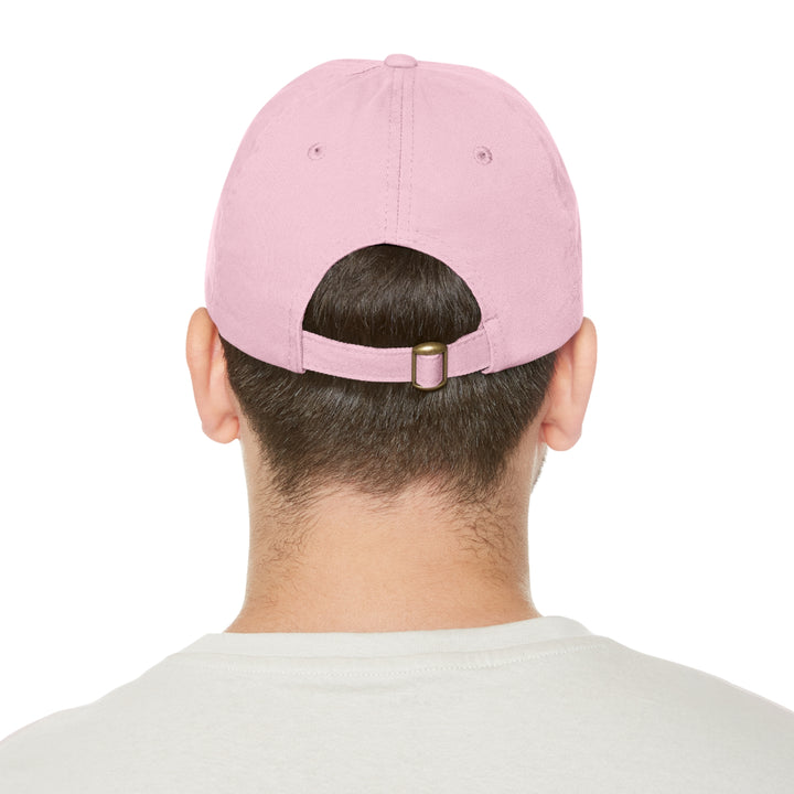 Lost Balls & Wildflowers Round Leather Patch Cap