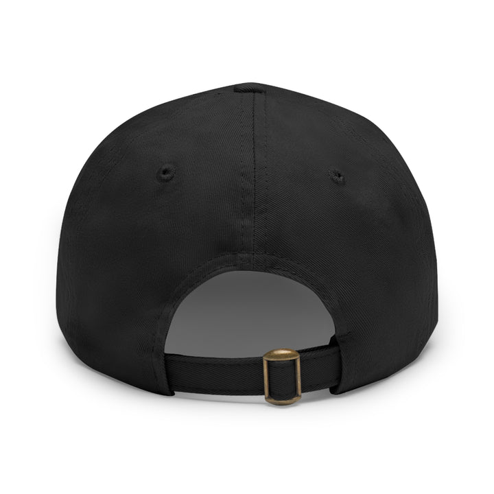 Lost Balls & Wildflowers Round Leather Patch Cap