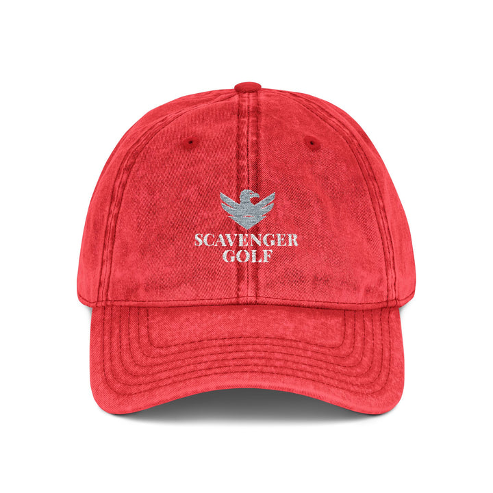 Vintage Cotton Twill Hat by Scavenger Golf | Adjustable, Washed-Out Look