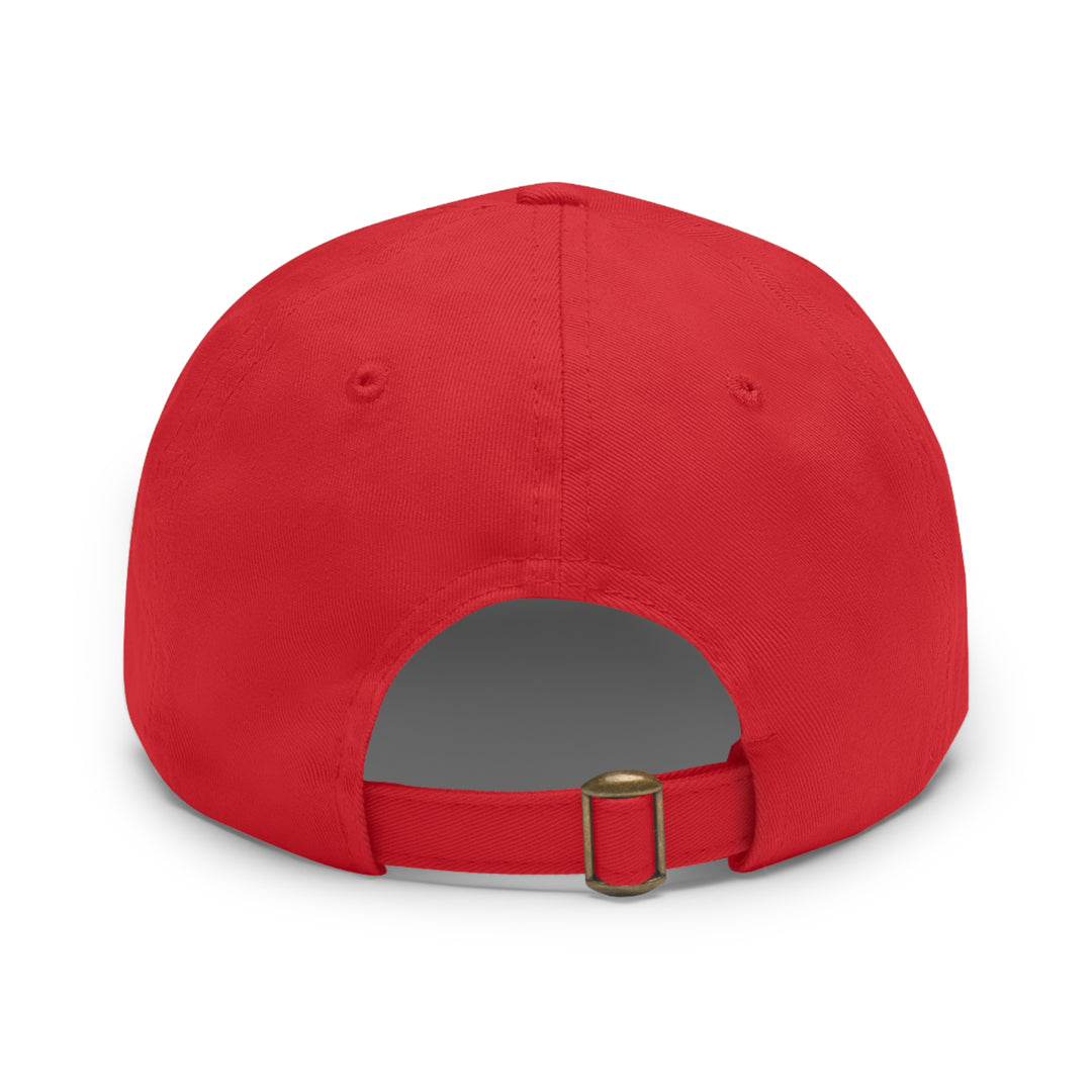 Lost Balls & Wildflowers Round Leather Patch Cap