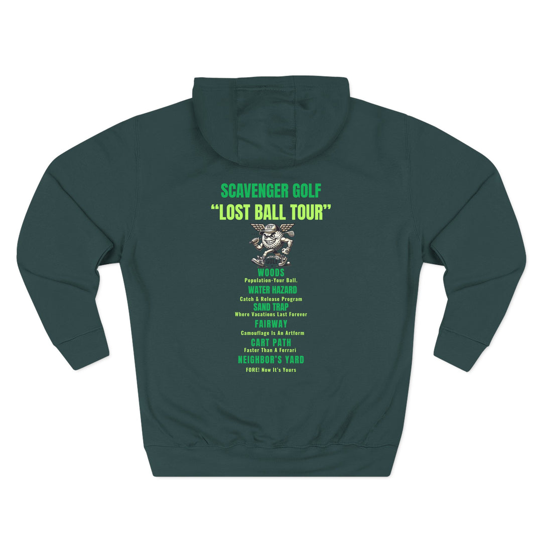 Scavenger Golf Three-Panel Fleece Hoodie – Lost Ball Tour