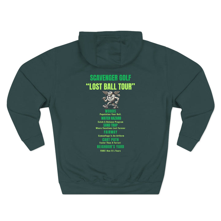 Scavenger Golf Three-Panel Fleece Hoodie – Lost Ball Tour