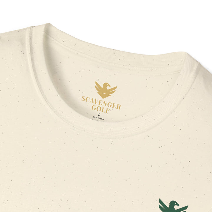 Scavenger Golf's “Son of a *+*+*!” Front 9 Disaster Club Unisex Soft style Tee