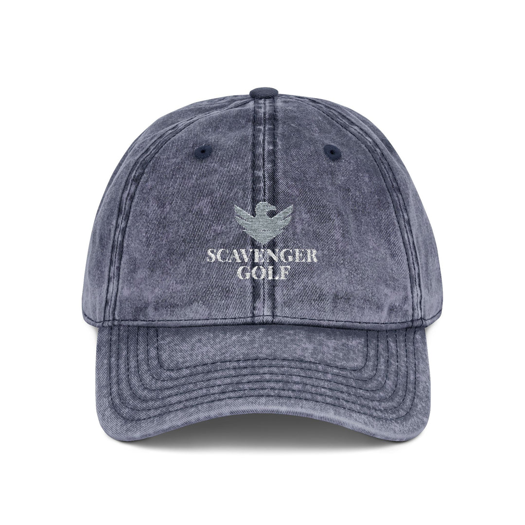 Vintage Cotton Twill Hat by Scavenger Golf | Adjustable, Washed-Out Look
