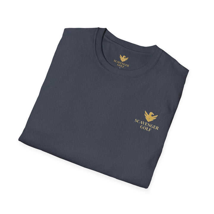 Scavenger Golf's “Son of a *+*+*!” Front 9 Disaster Club Unisex Soft style Tee