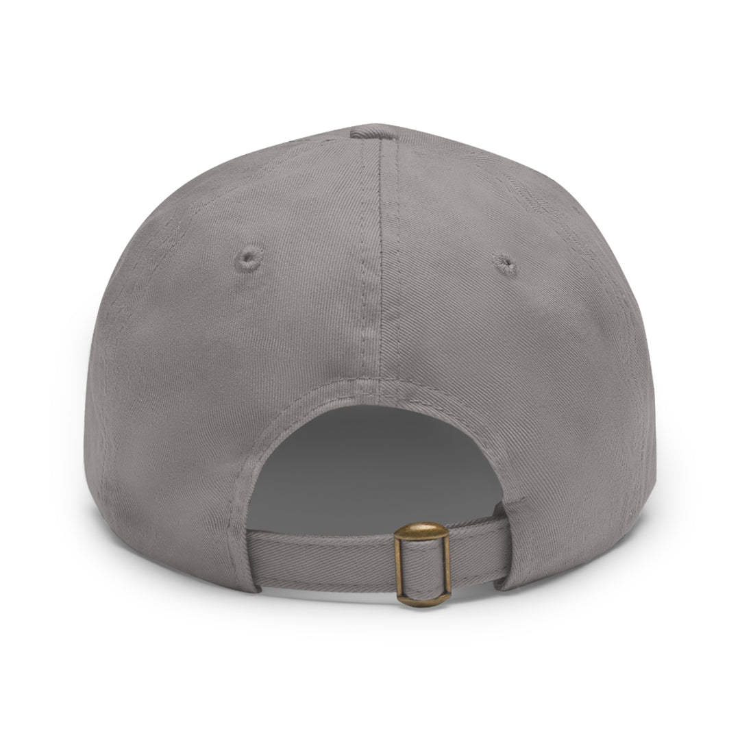 Lost Balls & Wildflowers Round Leather Patch Cap