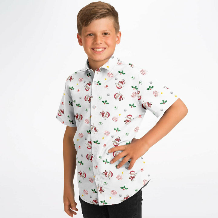 🎄 Fore-Christmas! Kids Holiday Golf Shirt