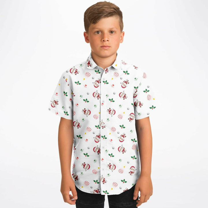 🎄 Fore-Christmas! Kids Holiday Golf Shirt